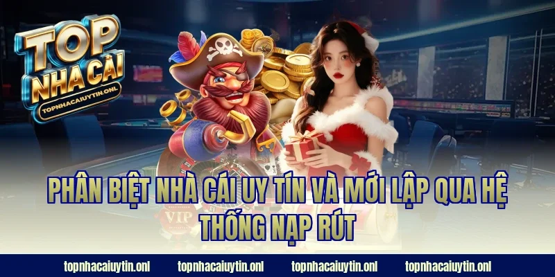 Phân biệt nhà cái uy tín và mới lập qua hệ thống nạp rút