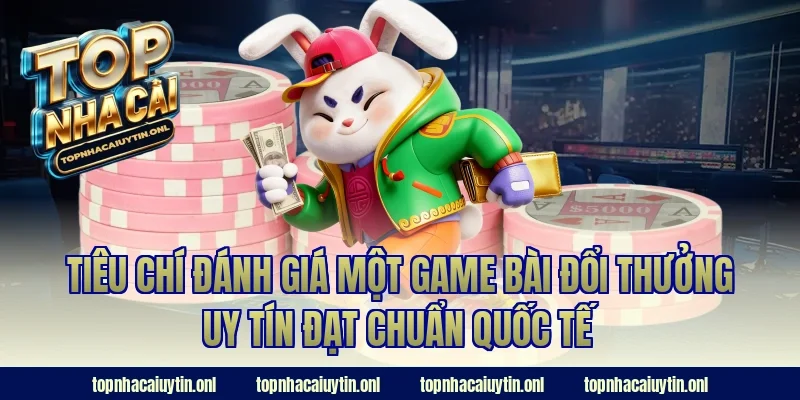Tiêu chí đánh giá một game bài đổi thưởng uy tín đạt chuẩn quốc tế
